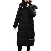 Clearians kaput Ženska zimska korejska casual zadebljana hladnoća modni pamučni kaput dužine koljena