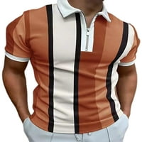 Haite muns polo majica kratki rukav ljetni vrhovi zippe t košulje Golf pulover Radno rever za bluze