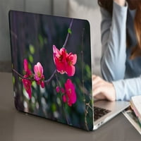 Kaishek Hard Case Shell Cover samo za objavljeni MacBook Pro 15 bez dodira bez USB-C modela: cvijet