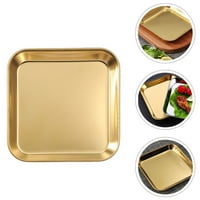 Ploča za večeru od nehrđajućeg čelika ploča za posluživanje hrane izdržljiva ploča