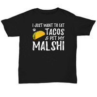 TACO ljubavnik Malshi unise majica za Cinco de Mayo Dog Mama ili pas tata