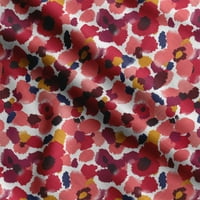 SOIMOI cvjetni ispisani, munky tkanina, šivaća tkanina od dvorišta široka, ukrasna plišana meka tkanina,