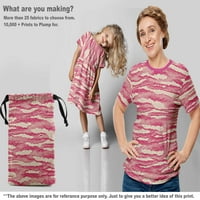 Onuone pamučne svilene ružičaste tkanine apstraktne tkanine za šivanje tiskane plafne tkanine od dvorišta