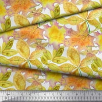 Tkanina od pamučne pamučne patke Soimoi jeseni lišće tiskano šivanje šiva