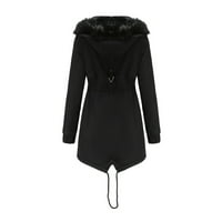 TANJNADE zimski kaput za žene modne ženske plus veličine tople kapute jakne obložen rovov zimski kaput