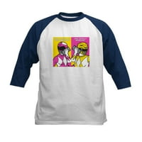 Cafepress - Power Rangers na svojoj ćelijskoj djeci Baseball majica - Dječji pamučni bejzbol dres, majica