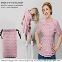 Onuoone Georgette viskoza ružičaste ružičaste tkanine cvjetna haljina materijal tkanina za ispis tkanine