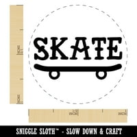 Tekst klizanja na skateboard Samo-inkingu gumenim mastilom za mastilo - ljubičasta tinta - srednja