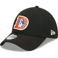 Muški novi Era Crni Denver Broncos Backback Main 39 Whirty Fle Hat