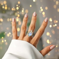 Prstenovi za žene 925SILVER Europska i američka Lnlaid Opal prstena modne boje dijamant Creative Cvjetni
