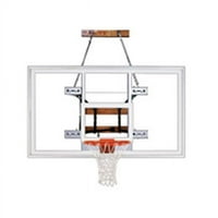 Preklopni vrhunski čelični akrilni bočni sklopivi zidni košarkaški sistem, sienna narandžasta