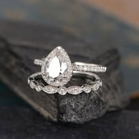 Izvrsni dijamantni prsten Elegantni prsten za rinestone Prstenje za prstenje za žene Modni puni dija