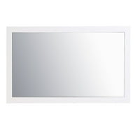 Eviva ned 60 sjajna bijela puna uokvirena zrcala za kupaonicu