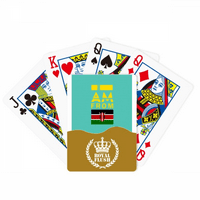 Am iz Kenija Art Deco Fashion Royal Flush Poker igra igralicu