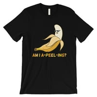 Apeeling banana muns crna jednobojna majica gag rođendan poklon