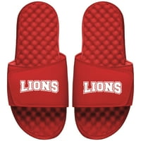 Muški Islide Red Loyola Marymount Lions Wordmark Slide Sandals