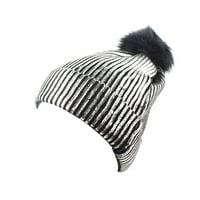 Zimska sportska oprema Dame šešir za toplu uši za zaštitu od sjajnog zimskog pletena šešir topla zima