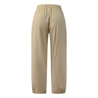 Mrat ženske hlače hlače pune dužine hlače traperice modne dame casudne boje elastične labave hlače ravne