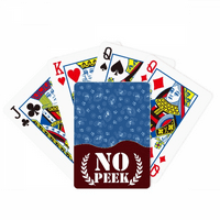 Uzorak Plava neba noćna dot Tradicionalni PEEK poker igrački karton Privatna igra