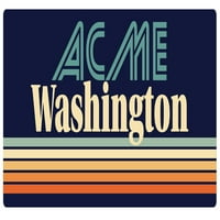 Acme Washington Vinil naljepnica za naljepnicu Retro dizajn