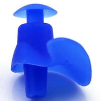 Ekološka silikonska spirala vodootporna uši za prašinu u bovama za plivanje Blue 1Pair