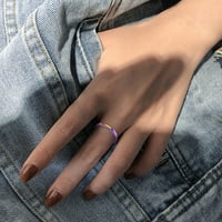 Modni ugovoreni fini ručni polirani ženski prsten za repni prsten