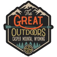 Casper Mountai Wyoming Sjajno na otvorenom dizajn naljepnica vinilne naljepnice