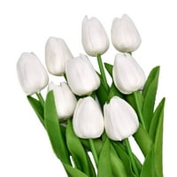 Farfi veštački tulipani Lifelike Realistic Plastična Flor Simulacija za dom