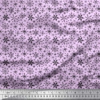 Soimoi Rayon tkanina Snowflake umjetnička tkanina za ispis u dvorištu široko