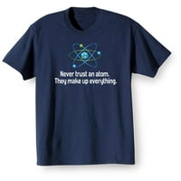 Odrasla osoba nikad ne vjeruje u atomsku majicu - majica - X-velika