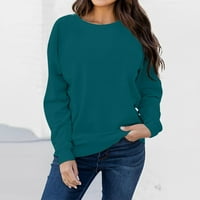 Ženska moda Jesen zimske košulje s dugim rukavima za ispis grafičkih majica Bluze casual prevelika osnovni