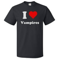 Ljubav vampiri majica i srce vampiri poklon