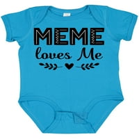 Inktastic meme voli me beba odjeću poklon baby girl bodysuit
