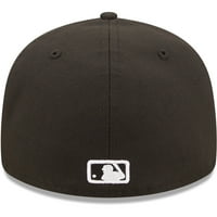 Muška nova Era St. Louis Cardinals Crno-bijeli niski profil 59fifty ugrađeni šešir