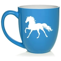 Konja keramička šalica za kafu poklon čaj za nju, on, supruga, muž, prijatelj, šef, rođendan, slatka,