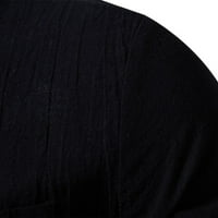 Muškarci Ležerne modne bluze košulje Redovna fit solidna gumba s dugim rukavima s dugim rukavima dole