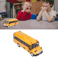 Model školskog autobusa Igračka, školski autobus Automobil Sigurna rođendana Pokloni s otvaranjem vrata