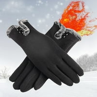 Yubnlvae Womenske zimske rukavice na otvorenim rukavicama T-ecret toplo n na reflektirajućim rukavicama