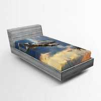 Opremljen lim, krevet za krevet sa svestranim elastičnim dubokim džepom za udobnost