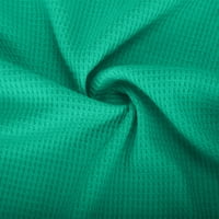 Ženski povremeni kardigan s dugim rukavima koji se podudaraju u boji, zeleni m