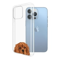 Prozirni mekani gel TPU Clean Case Tanak zaštitni poklopac za Apple iPhone Pro 6.1 , životinjski ruby