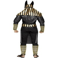 Funworld kostimi muški egipatski zaštitnik Bog Anubis Afterlife Bayity kostim kostim XL 42-46