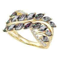 Obojeni prsten za rhinestone za žene modni nakit Popularni dodaci za odmor za ženu