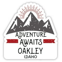 Oakley Idaho Suvenir Vinil naljepnica za naljepnicu Avantura čeka dizajn