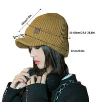 Beanie ženska vjetrootrna kapa plus fleece za zaštitni kapa za toplu uši