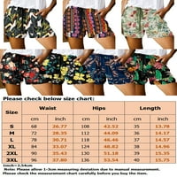Capreze ženske kratke hlače Ženske ljetne plažne kratke hlače ravno noge mini hlače udobne elastične