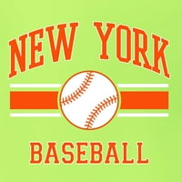 Divlji Bobby Grad New York Baseball Fantasy Fan Sports Muška majica, Sigurnosna zelena, Medium