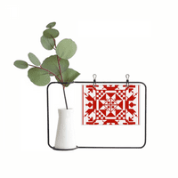 Mosaic Rusija Style Crvena tekstura Metalni okvir za slike Cracri Car Vase Decor