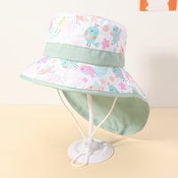 Dječja podesiva kaiš za zaštitu od sunca šešira Ljetni proljetni široki rub poklopac šešira slatka crtana