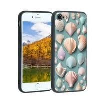 Kompatibilan sa iPhone telefonom, pastel-seashell-collectionctions - Case Silikon zaštitni za teen Girl